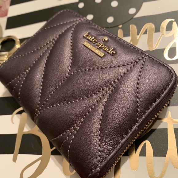Authentic Kate Spade Quilted leather zip wallet ❤️ - Picture 6 of 7